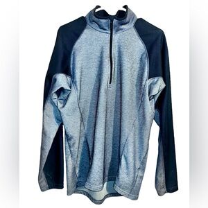 Patagonia Two-Tone Blue 1/4 Zip Pullover Sz Medium